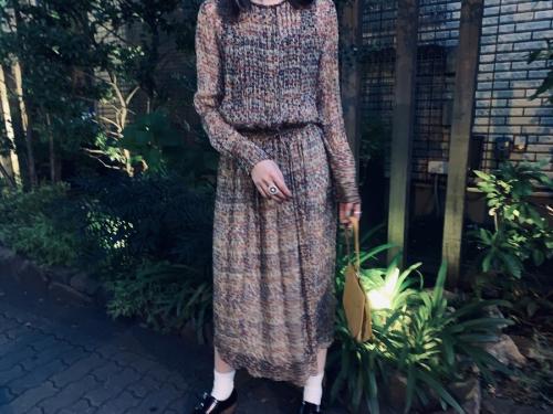 イザベルマランエトワールのPATTERNED SILK DRESS/パターンシルクドレス