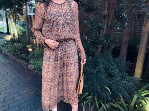 PATTERNED SILK DRESS/パターンシルクドレスのトレファクスタイル調布仙川店