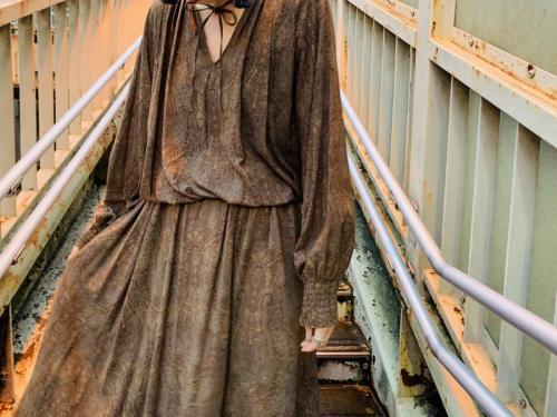 クチュール・ド・アダムのPAISLEY PRINT ワンピース/ペイズリープリントワンピース