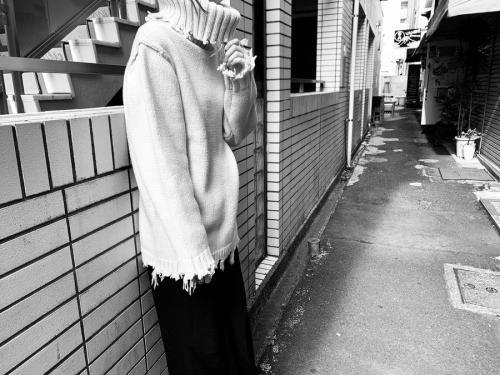 Crash Wide Turtle Mini Dress/ニット クラッシュワイドタートルミニドレスのトレファクスタイル調布仙川店