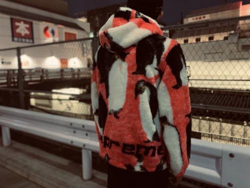 シュプリームのPenguins Hooded Fleece Jacket