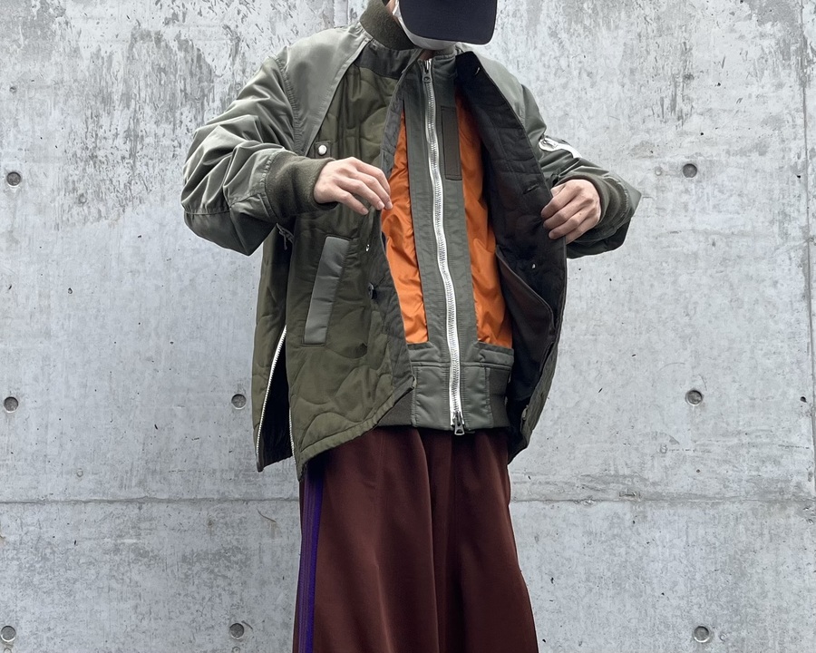 sacai nylon twill blouson サイズ1 MA-1