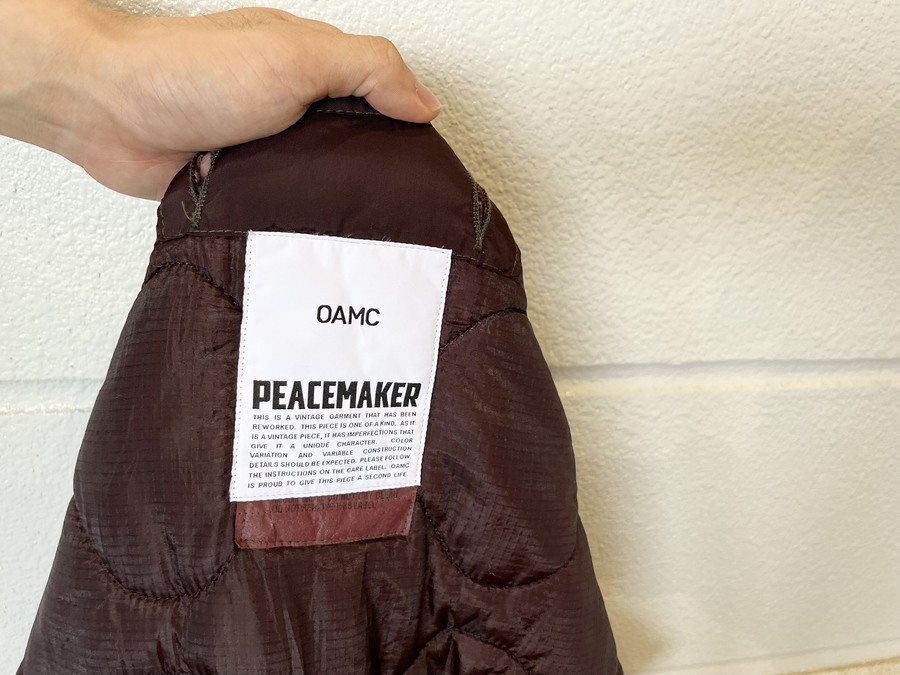 OAMC /オーエーエムシー】よりPEACEMAKER TIE-DYE ライナー買取