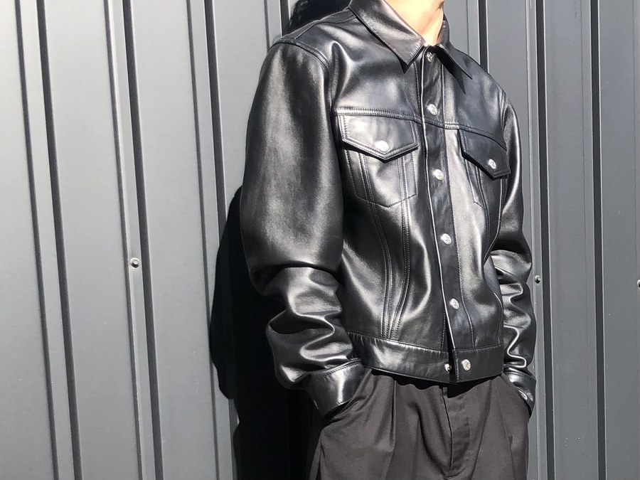 ACNE STUDIOS/アクネ ストゥディオズよりAW Leather Jacket Black