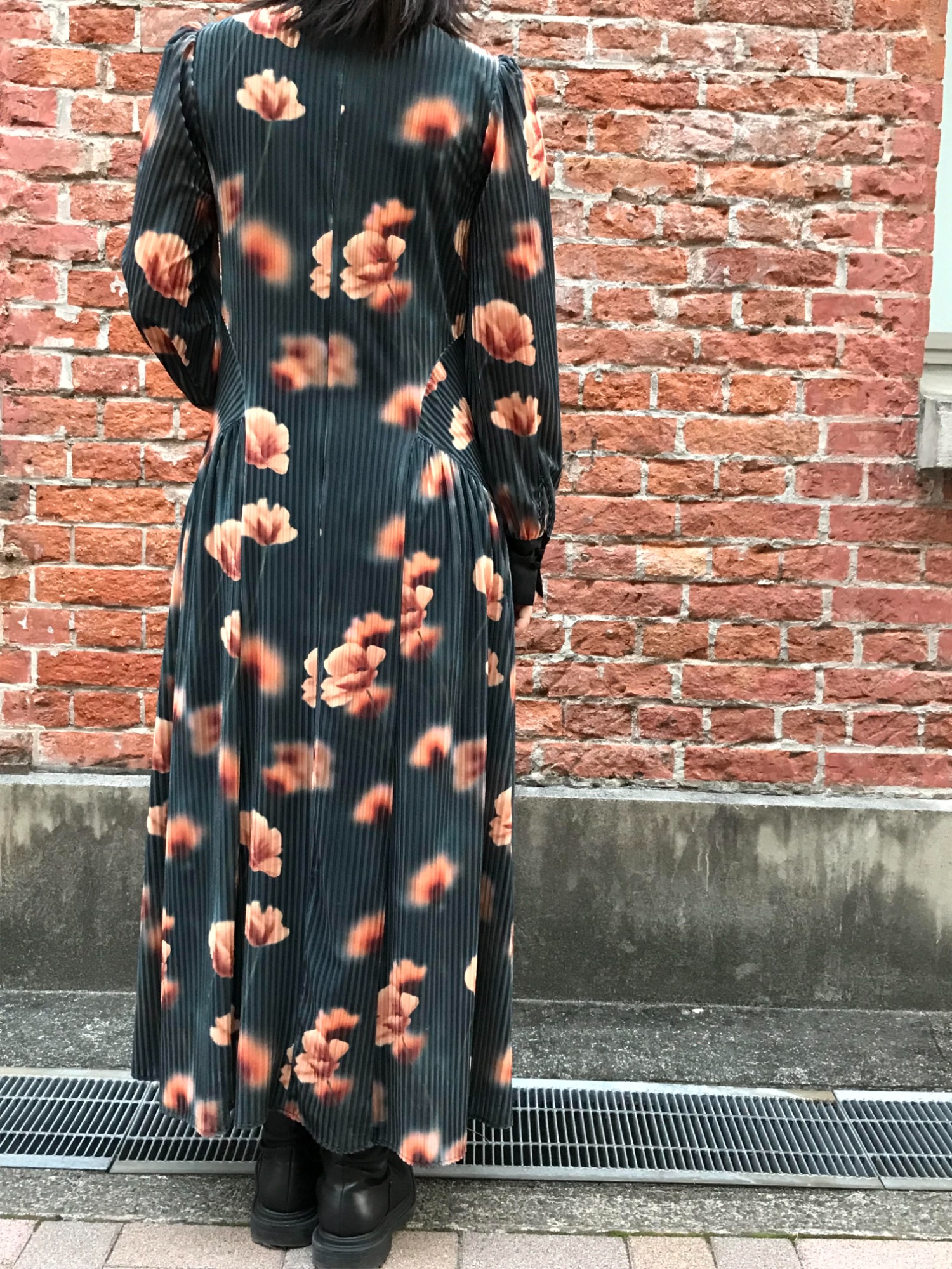 ★即取引のみ★AMERI MILA VELOUR CUT DRESS Mサイズ