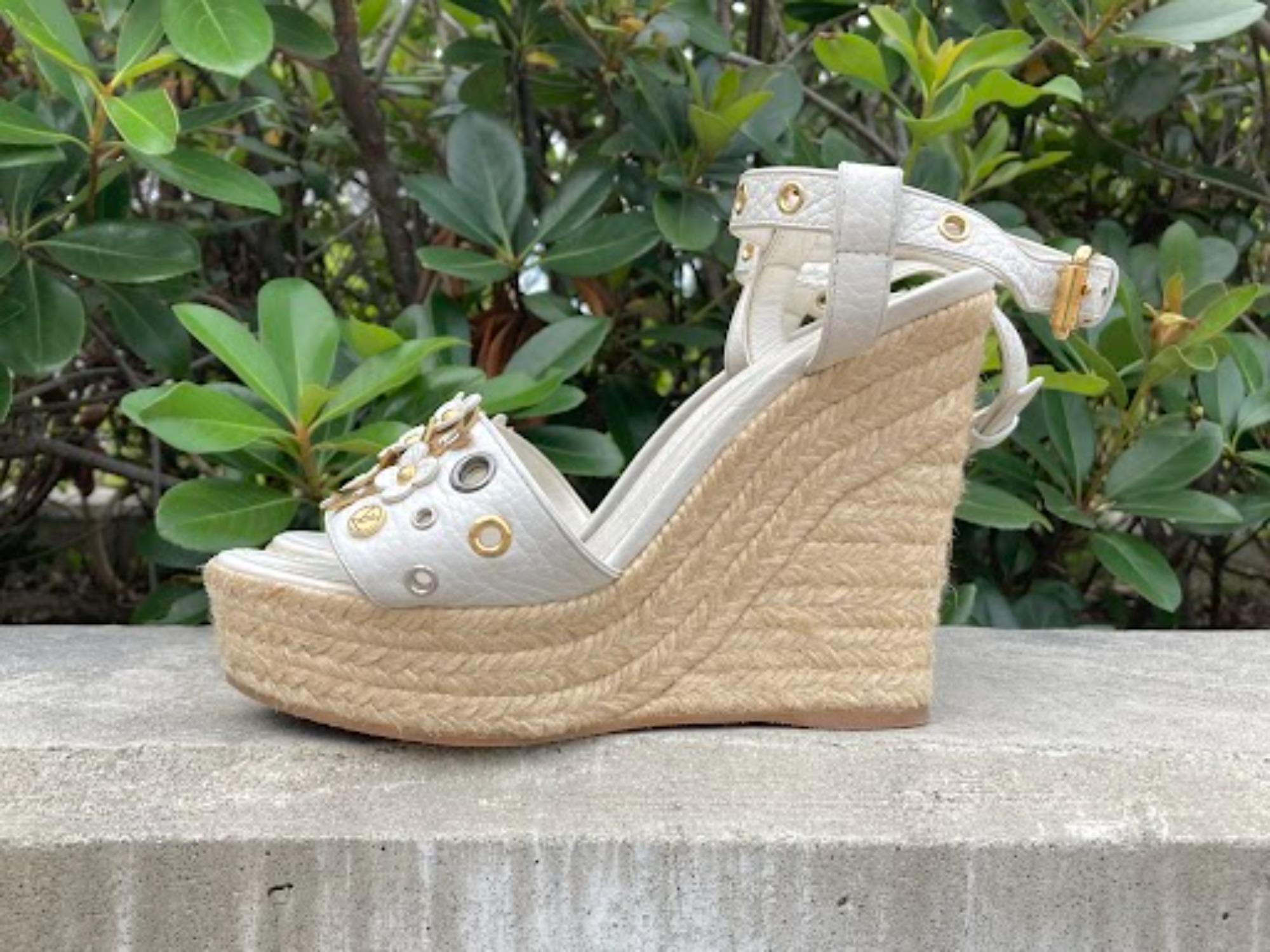 【スタイルアップも叶う♪】Louis Vuitton マレウェッジサンダル スタイルUP♪】ルイヴィトン サンダル 厚底 ウェッジソール