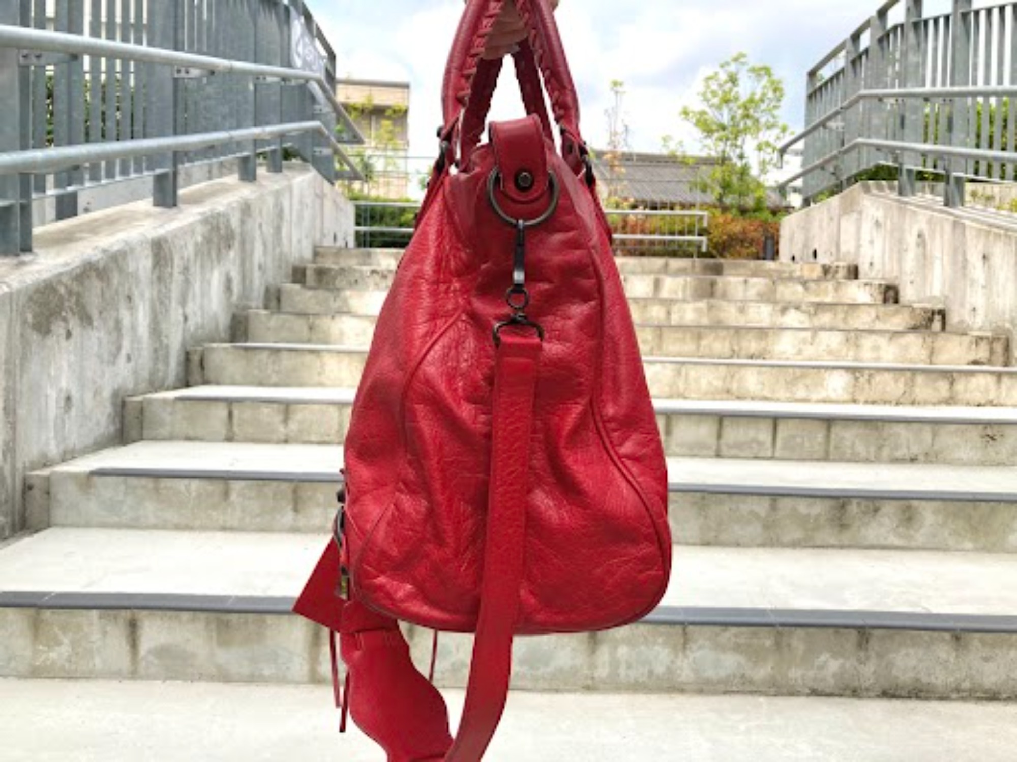 バレンシアガ　クラシック　パートタイム　BALENCIAGA レッド BALENCIAGA】バレンシアガ『ザ ジャイアント パートタイム