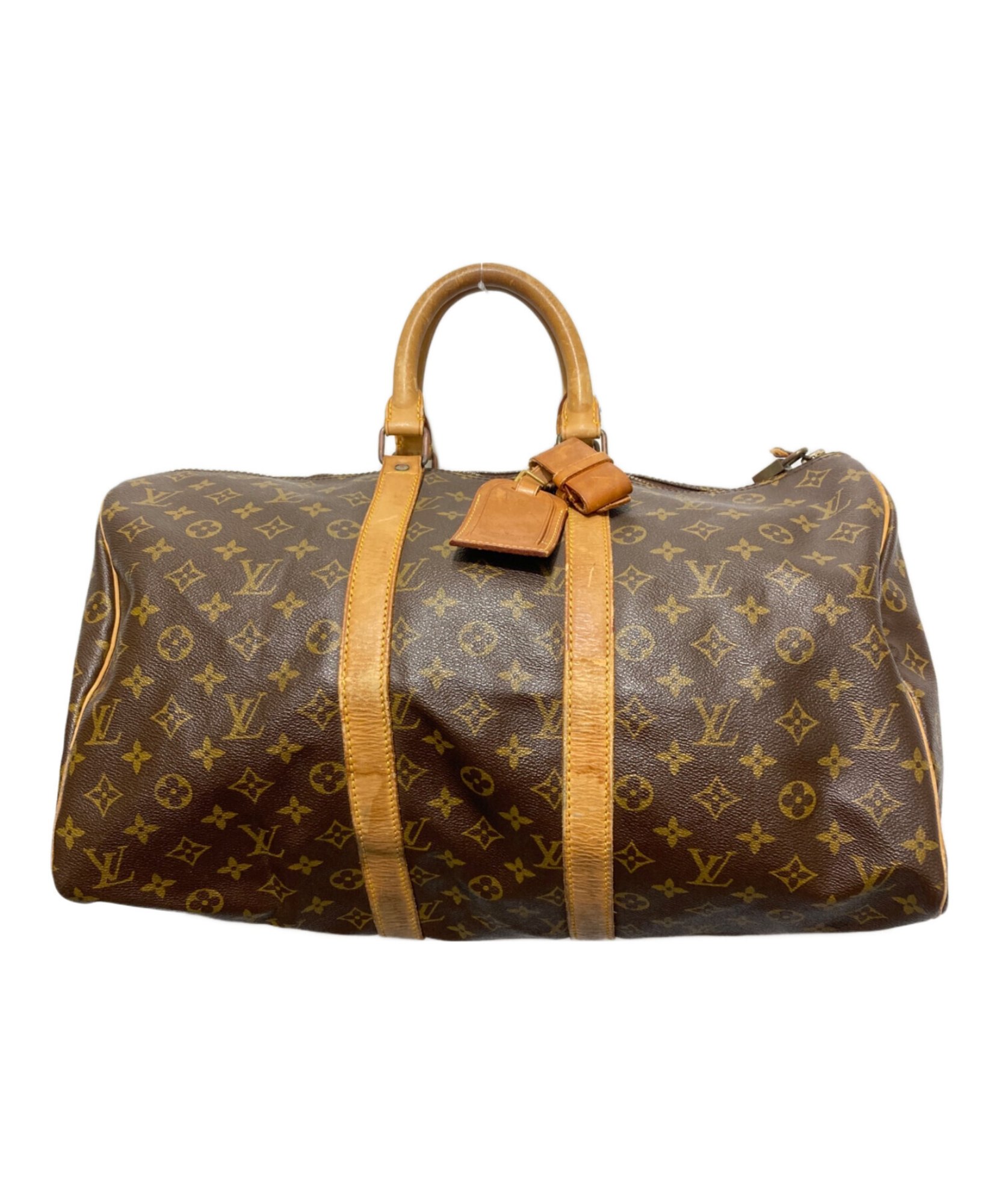 P*1様 ルイ・ヴィトン モノグラム キーポール45cm ボストンバッグ 旧タイ LOUIS VUITTON / ルイ ヴィトン】キーポル45 | 旅の美学を宿す名作