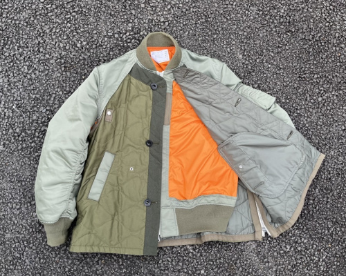 サカイのNYLON TWILL BLOUSON