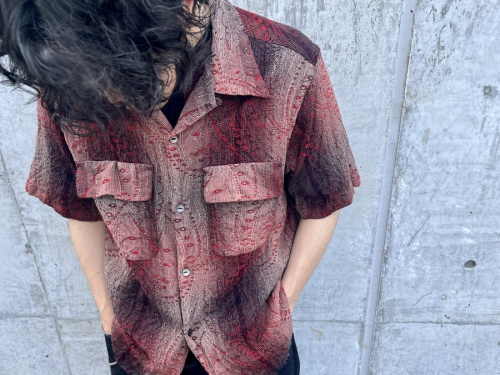 カットオフボトムショートスリーブクラシックシャツのネペンテス