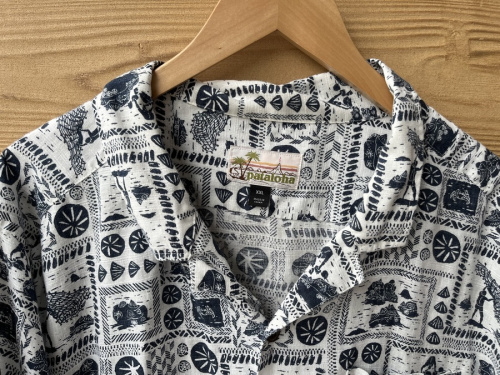 イーヨー様☆新品タグ付★pataloha パタゴニア アロハシャツ L リゾート 90s 90年代 パタゴニア パタロハ ハワイアン 開襟 オープン