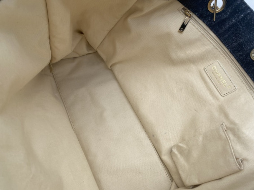 デニムチェーントートバッグのA31932