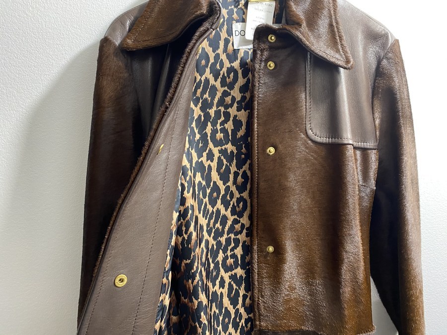 DOLCE & GABBANA/ドルチェ&ガッバーナ】よりハラコレザー切り替え DOLCE & GABBANA/ドルチェ&ガッバーナ】よりハラコレザー切り替え