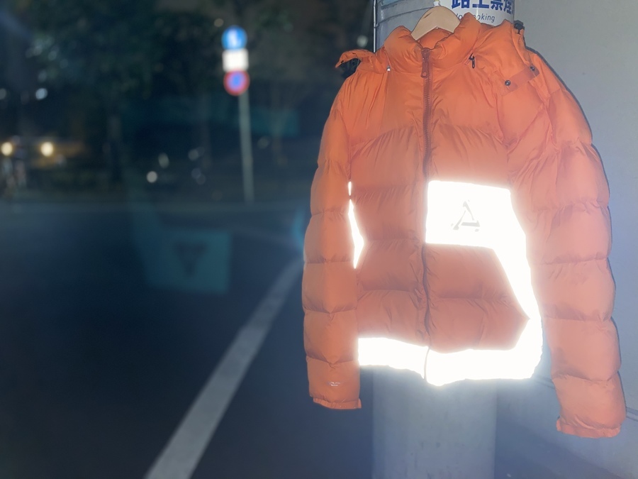 palace ダウンオレンジS リフレクター