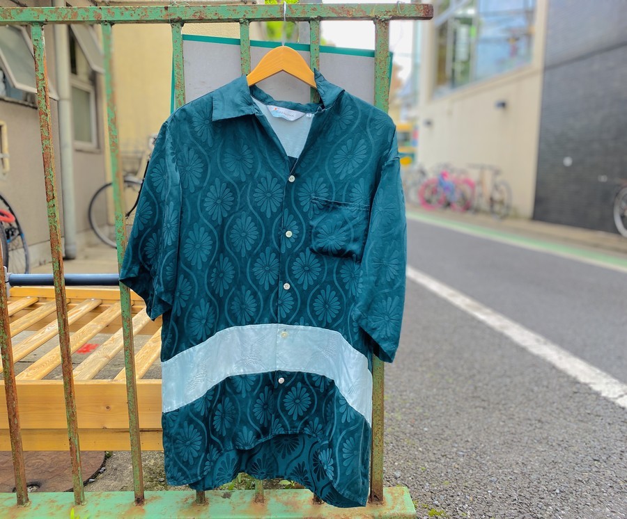 NIPOALOHA/二ポアロハ】より花柄シルクアロハシャツを買取入荷致しまし 