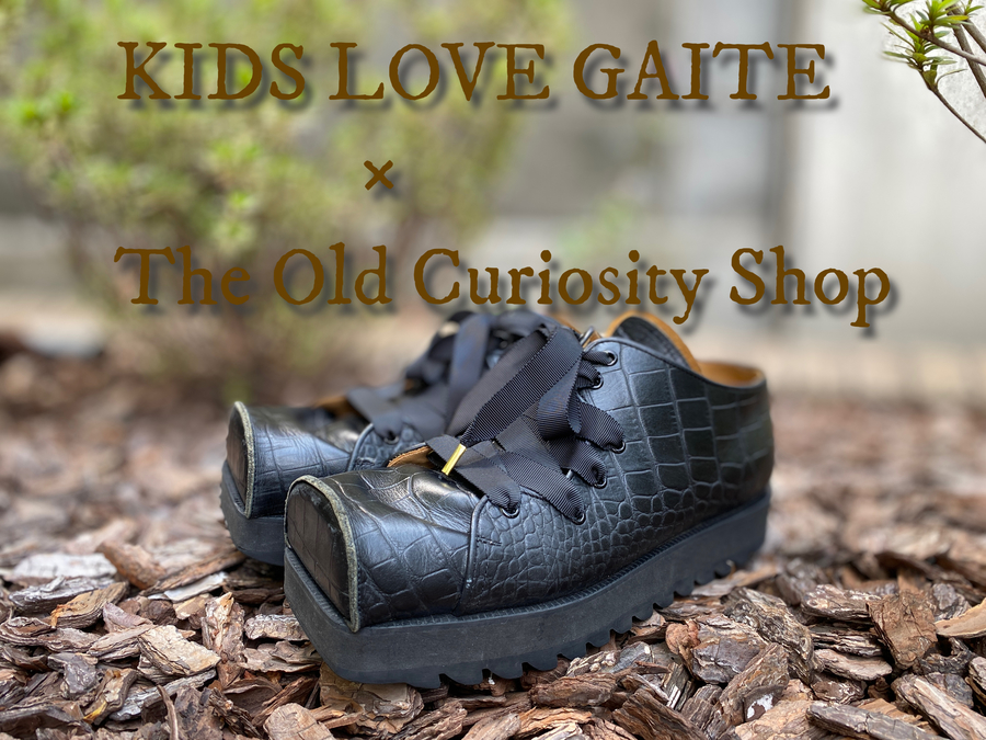 KIDS LOVE GAITE×The Old Curiosity Shop】よりクロコ型押しシャーク ...