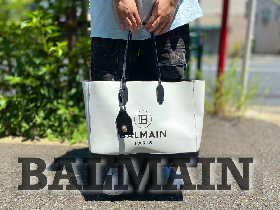 買取強化ブランド【BALMAIN/ PARISバルマンパリ】より2WAYトートバッグ 