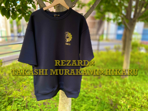 ヒカル×村上隆 ReZARD 村上隆 × YouTuberヒカル】“お花”半袖スウェットシャツのWEB抽選受付が