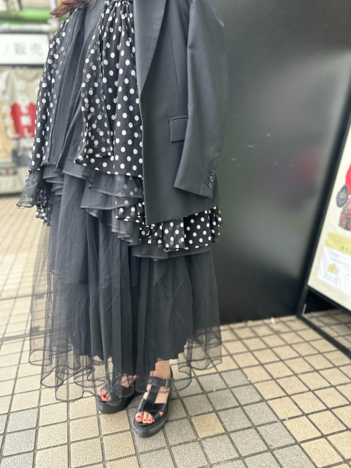 noir kei ninomiya ノワール ケイ ニノミヤ 17AW チュールフリル
