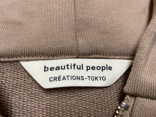 ビューティフル　ピープルのハーフジップパーカー