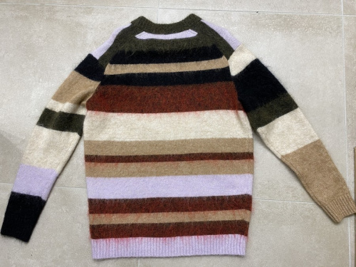 マルチボーダーニットのレディース