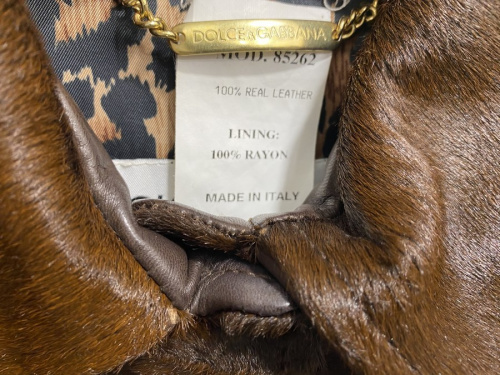 ハラコレザー切り替えコートのレディース