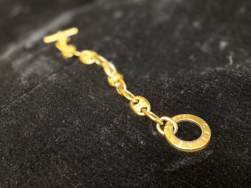 セリーヌのヴィンテージロゴサークルブレスレット