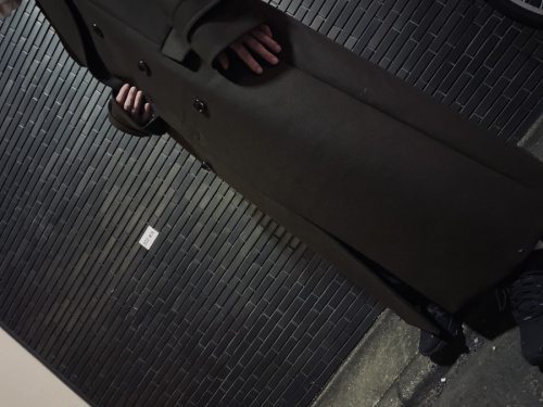 ジョンローレンスサリバンのダブルブレストマキシコート