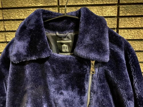 エコファーライダースジャケットのレディース