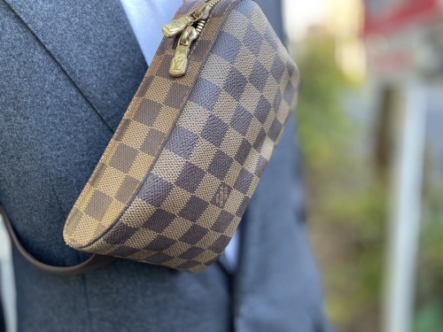 ルイ ヴィトン　のジェロニモダミエエベヌボディーバッグ