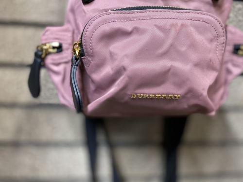 バーバリーのSmall Crossbody Pink Ruck
