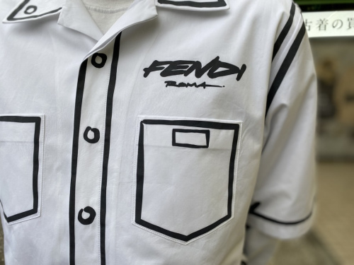 Fendi Roma JoshuaVidesコットンシャツのメンズ