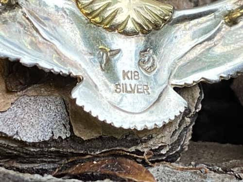 小イーグルペンダントトップのメンズ