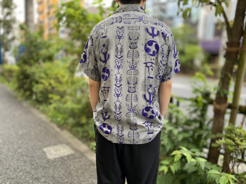 ワコマリア x ウルフズヘッドのHAWAIIAN SHIRT