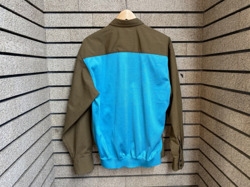 カラーのWoolly Taffeta Shirt