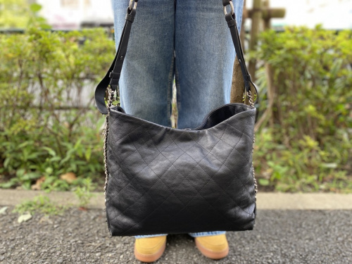 キルティングワンショルダーバッグのレディース
