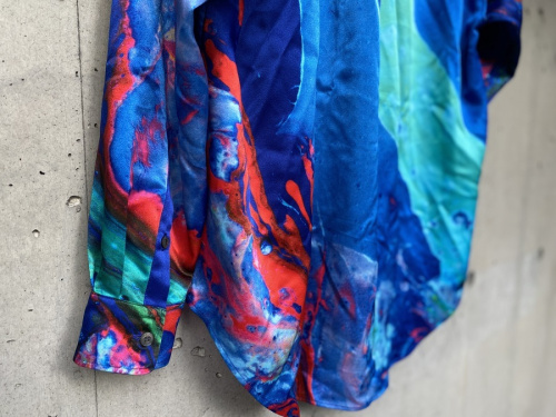 グラフィックドレスシャツのメンズ