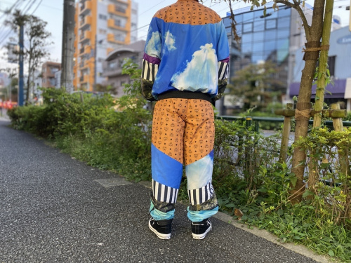 ナイロンセットアップのメンズ