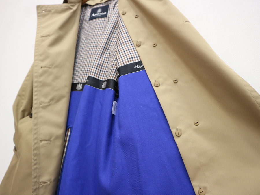 入荷速報！Aquascutum/アクアスキュータムのベーシックトレンチコート 