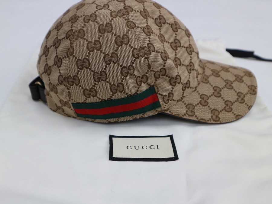 週末限定値下げ！本日最終日！GUCCI GGキャンバス ベースボールキャップ-