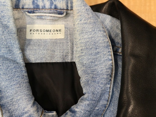 forsomeone ドッキングライダースジャケット FORSOMEONE - DOCKING RIDERS JACKET (INDIGO) | chord online store