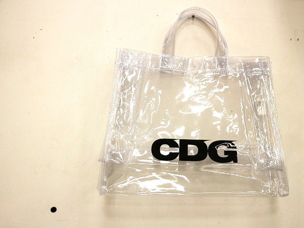 CDG PVC クリアバッグ