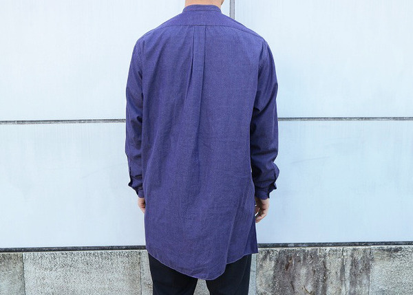 希少‼︎COMOLI プルオーバーカーゴシャツ 18aw パープル 紫