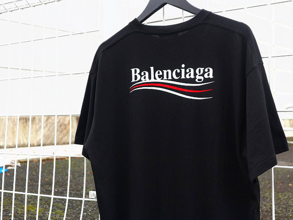 BALENCIAGA Campaign logo Tシャツ