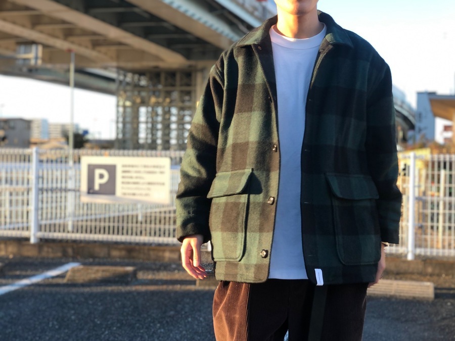 DESCENDANT RAG MELTON JACKET GREEN 3