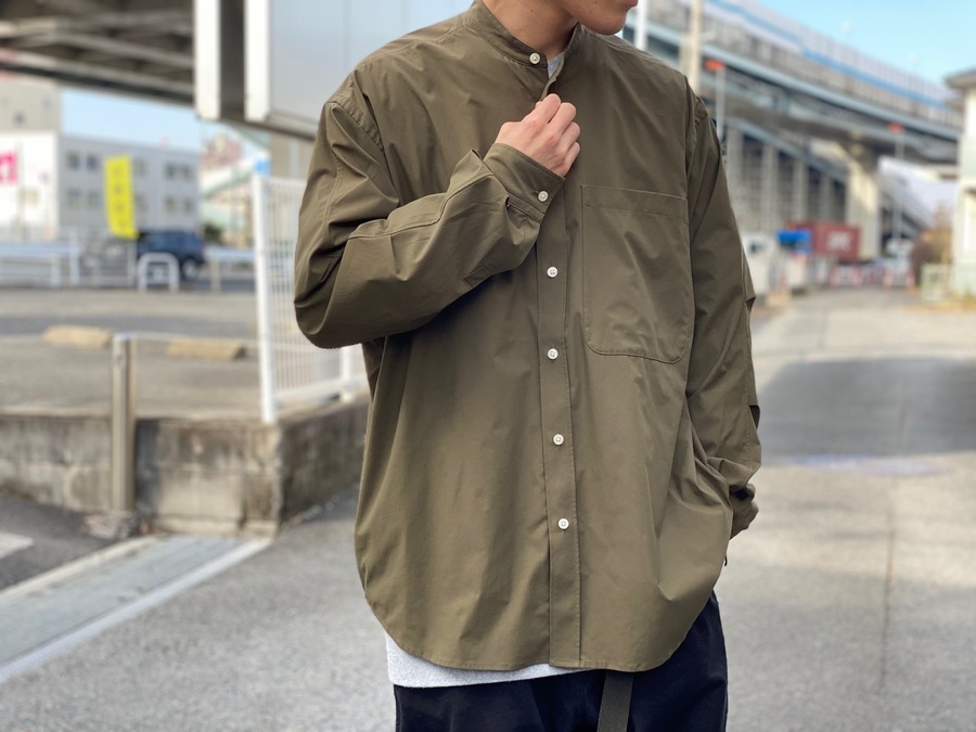 DAIWA PIER BAND COLLAR SHIRTS ビショップ