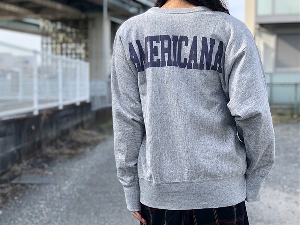 AMERICANA クルーネック BIG スウェット アメリカーナ