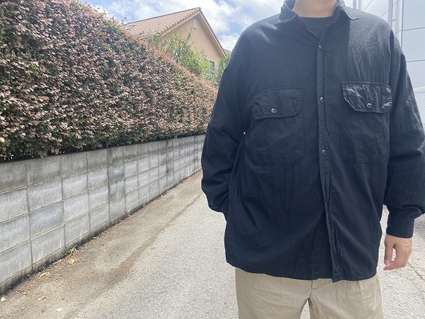 新品 COMOLベタシャン CPOシャツ(OLIVE) 21ss