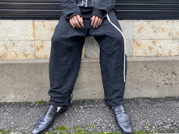 Yohji Yamamoto pour homme リネンカーゴパンツ ヨウジヤマモト