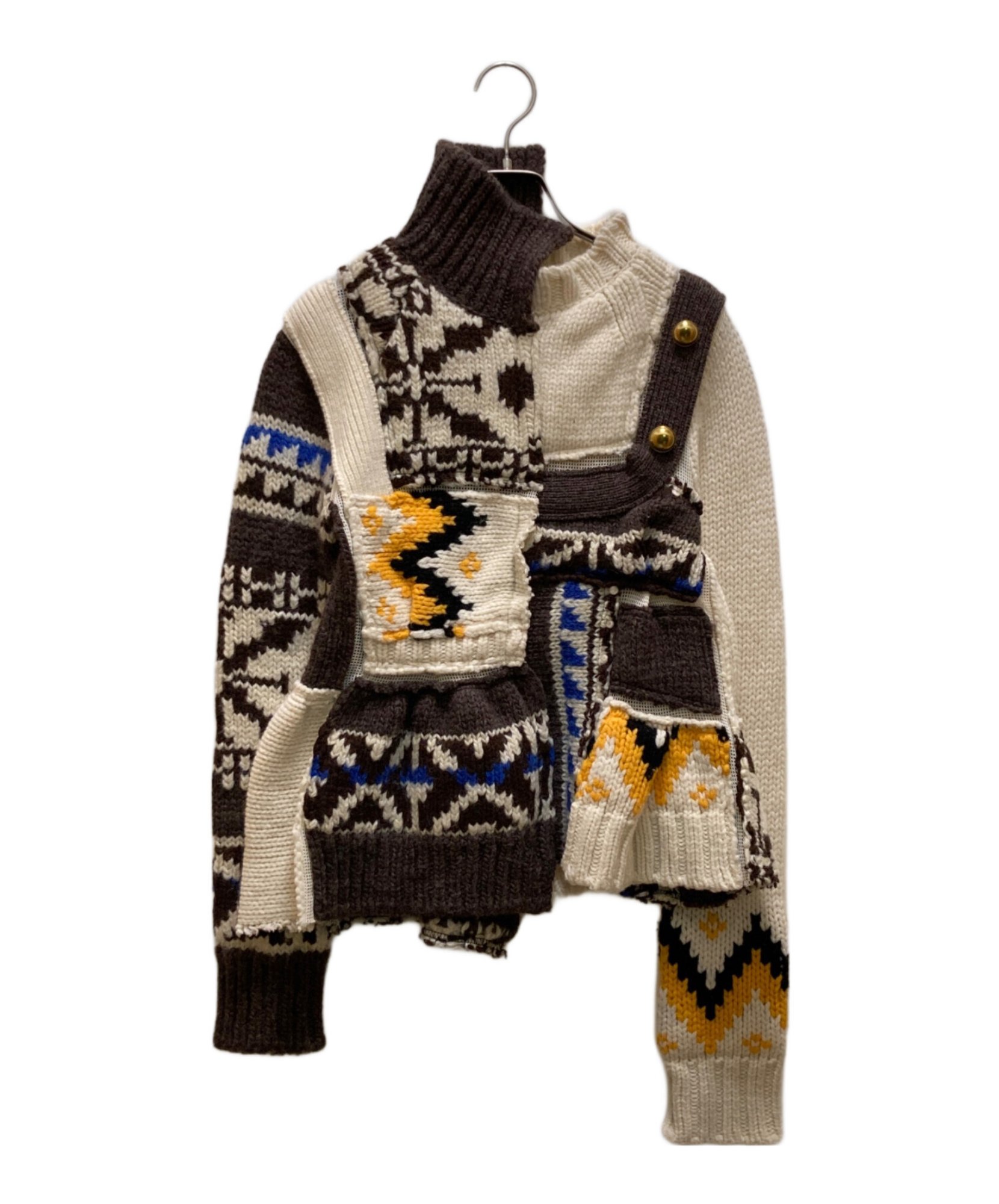 sacai / サカイ】変形ニット | 独自の切り替えが放つ存在感と日常を